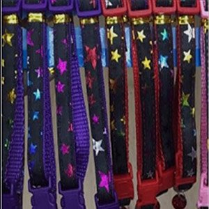 Collar estampado metalizado