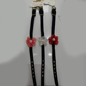 Collar con flor 