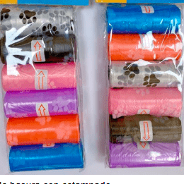 paquete de bolsas