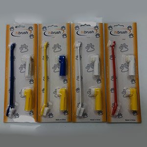 Cepillo de dientes largo y de dedos 